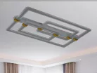 LED design mennyezeti lámpa 280W, 22000 lm, 3000K–6500K, IP20, 900x600x165 mm - J3343/S