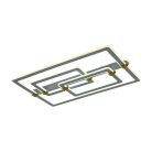 LED design mennyezeti lámpa 280W, 22000 lm, 3000K–6500K, IP20, 900x600x165 mm - J3343/S