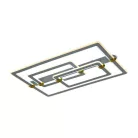 LED design mennyezeti lámpa 280W, 22000 lm, 3000K–6500K, IP20, 900x600x165 mm - J3343/S