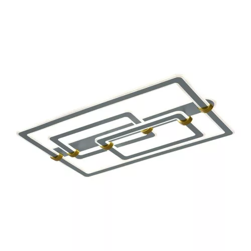 LED design mennyezeti lámpa 280W, 22000 lm, 3000K–6500K, IP20, 900x600x165 mm - J3343/S