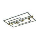LED design mennyezeti lámpa 280W, 22000 lm, 3000K–6500K, IP20, 900x600x165 mm - J3343/S