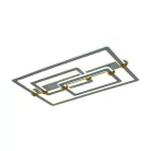 LED design mennyezeti lámpa 280W, 22000 lm, 3000K–6500K, IP20, 900x600x165 mm - J3343/S