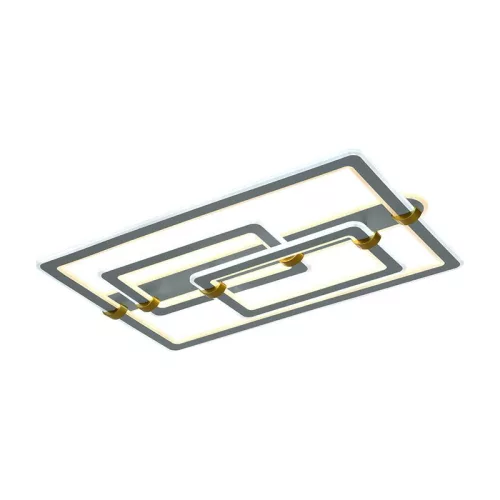 LED design mennyezeti lámpa 280W, 22000 lm, 3000K–6500K, IP20, 900x600x165 mm - J3343/S