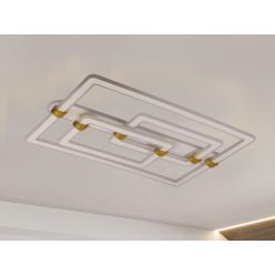   LED design mennyezeti lámpa 280W, 22000 lm, 3000K–6500K, IP20, 900x600x165 mm - J3343/W