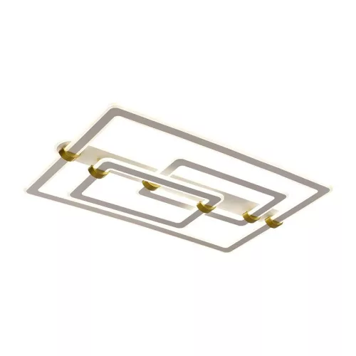 LED design mennyezeti lámpa 280W, 22000 lm, 3000K–6500K, IP20, 900x600x165 mm - J3343/W