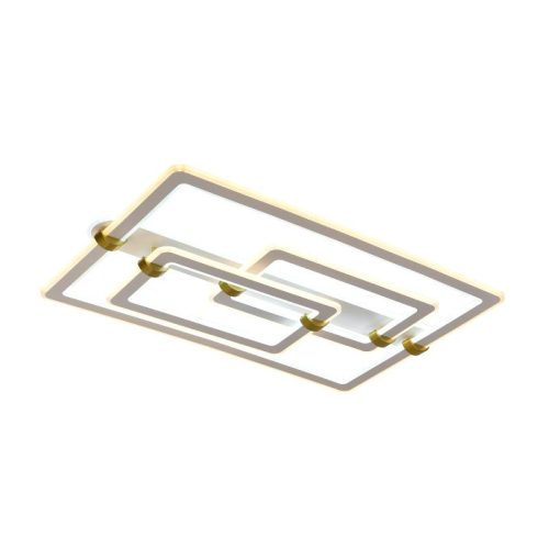 LED design mennyezeti lámpa 280W, 22000 lm, 3000K–6500K, IP20, 900x600x165 mm - J3343/W