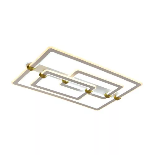 LED design mennyezeti lámpa 280W, 22000 lm, 3000K–6500K, IP20, 900x600x165 mm - J3343/W