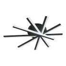 LED mennyezeti lámpa 75W, 4100lm, 3000-6500K, fekete, IP20, fém-akril - J3344/B