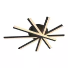 LED mennyezeti lámpa 75W, 4100lm, 3000-6500K, fekete, IP20, fém-akril - J3344/B