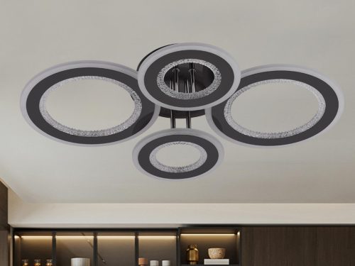 LED design mennyezeti lámpa 100W, 6900 lm, 590x420x110 mm, 3000K–6500K - J3346/BCH