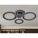 LED design mennyezeti lámpa 100W, 6900 lm, 590x420x110 mm, 3000K–6500K - J3346/BCH