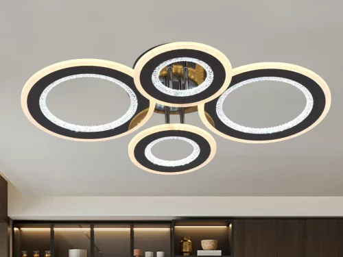 LED design mennyezeti lámpa 100W, 6900 lm, 590x420x110 mm, 3000K–6500K - J3346/BCH