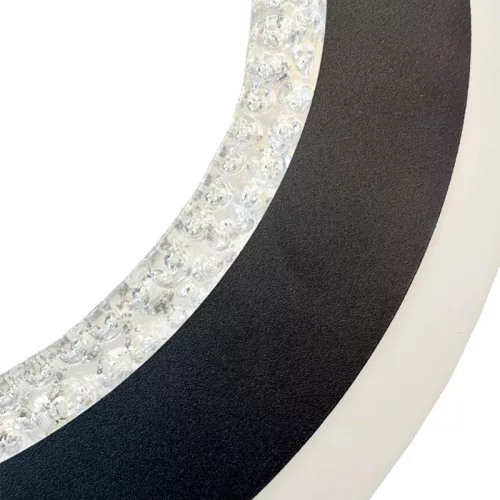 LED mennyezeti lámpa 100W, 6900lm, 3000-6500K, fekete, IP20, fém-akril - J3346/B