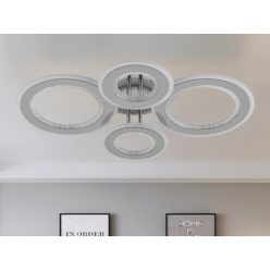   LED mennyezeti lámpa 100W, 6900lm, 3000-6500K, IP20, fém-akril - J3346/CH