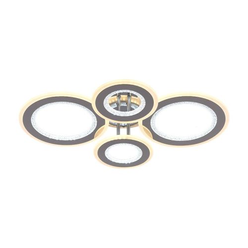 LED mennyezeti lámpa 100W, 6900lm, 3000-6500K, IP20, fém-akril - J3346/CH
