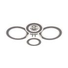 LED mennyezeti lámpa 100W, 6900lm, 3000-6500K, IP20, fém-akril - J3346/CH