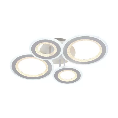 LED mennyezeti lámpa 100W, 6900lm, 3000-6500K, fehér, IP20, fém-akril - J3346/W