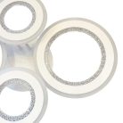 LED mennyezeti lámpa 100W, 6900lm, 3000-6500K, fehér, IP20, fém-akril - J3346/W