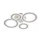 LED mennyezeti lámpa 100W, 6900lm, 3000-6500K, fehér, IP20, fém-akril - J3346/W