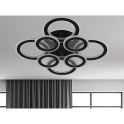   LED design mennyezeti lámpa 200W, 13900 lm, 620x620x110 mm, 3000K–6500K - J3347/B