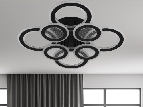LED design mennyezeti lámpa 200W, 13900 lm, 620x620x110 mm, 3000K–6500K - J3347/B