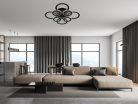 LED design mennyezeti lámpa 200W, 13900 lm, 620x620x110 mm, 3000K–6500K - J3347/B