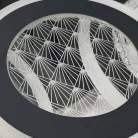 LED design mennyezeti lámpa 200W, 13900 lm, 620x620x110 mm, 3000K–6500K - J3347/B