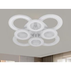   LED design mennyezeti lámpa 200W, 13900 lm, 620x620x110 mm, 3000K–6500K - J3347/W