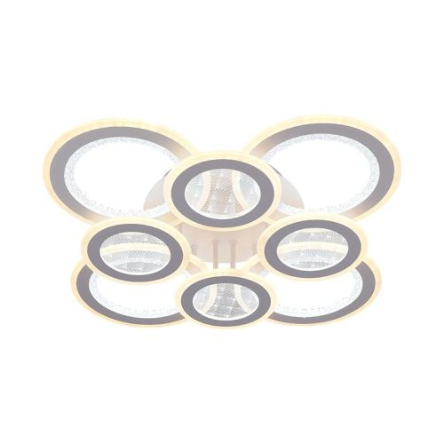 LED design mennyezeti lámpa 200W, 13900 lm, 620x620x110 mm, 3000K–6500K - J3347/W