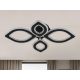 LED design mennyezeti lámpa 95W, 6500 lm, 620x420x110 mm, 3000K–6500K - J3348/B