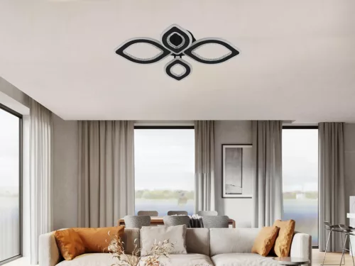 LED design mennyezeti lámpa 95W, 6500 lm, 620x420x110 mm, 3000K–6500K - J3348/B