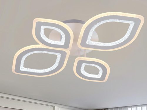 LED design mennyezeti lámpa 95W, 6500 lm, 620x420x110 mm, 3000K–6500K - J3348/W