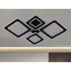   LED design mennyezeti lámpa 95W, 6600 lm, 670x410x110 mm, 3000K–6500K - J3349/B