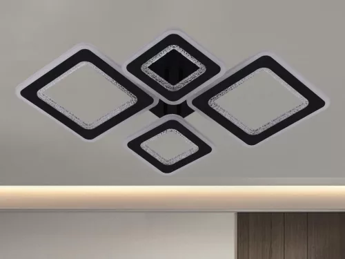 LED design mennyezeti lámpa 95W, 6600 lm, 670x410x110 mm, 3000K–6500K - J3349/B