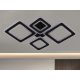 LED design mennyezeti lámpa 95W, 6600 lm, 670x410x110 mm, 3000K–6500K - J3349/B
