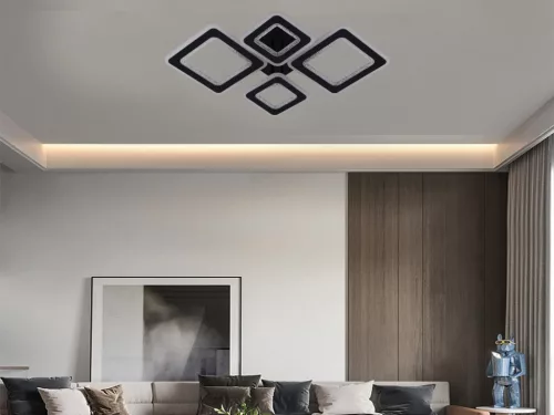 LED design mennyezeti lámpa 95W, 6600 lm, 670x410x110 mm, 3000K–6500K - J3349/B