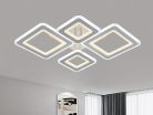 LED design mennyezeti lámpa 95W, 6600 lm, 670x410x110 mm, 3000K–6500K - J3349/W
