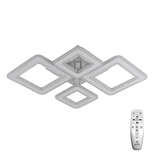 LED design mennyezeti lámpa 95W, 6600 lm, 670x410x110 mm, 3000K–6500K - J3349/W