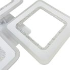 LED design mennyezeti lámpa 95W, 6600 lm, 670x410x110 mm, 3000K–6500K - J3349/W