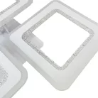 LED design mennyezeti lámpa 95W, 6600 lm, 670x410x110 mm, 3000K–6500K - J3349/W