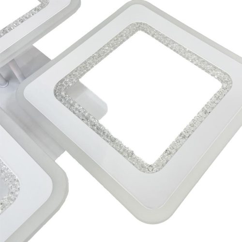 LED design mennyezeti lámpa 95W, 6600 lm, 670x410x110 mm, 3000K–6500K - J3349/W