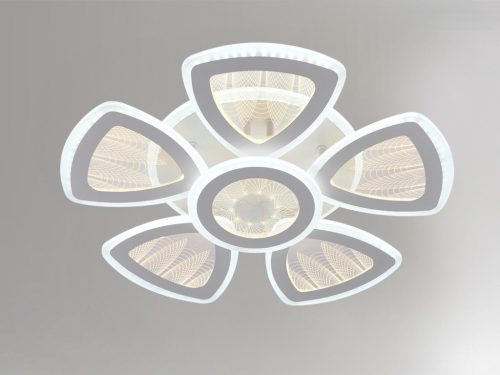 LED design mennyezeti lámpa 145W, 10200 lm, 499x499x90 mm, 3000K–6500K - J3350/W