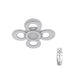 LED design mennyezeti lámpa 105W, 7400 lm, 670x670x60 mm, 3000K–6500K - J3351/W