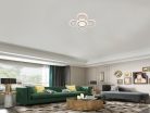 LED design mennyezeti lámpa 105W, 7400 lm, 670x670x60 mm, 3000K–6500K - J3351/W
