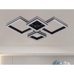   LED design mennyezeti lámpa 175W, 13000 lm, 610x410x90 mm, 3000K–6500K - J3352/B
