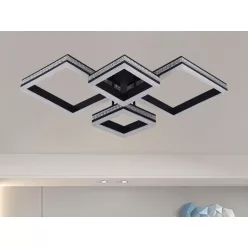   LED design mennyezeti lámpa 175W, 13000 lm, 610x410x90 mm, 3000K–6500K - J3352/B