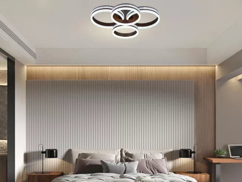 LED design mennyezeti lámpa 150W 10500lm 3000-6500K dimmelhető IP20 barna J3354/BR