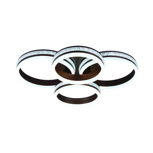 LED design mennyezeti lámpa 150W 10500lm 3000-6500K dimmelhető IP20 barna J3354/BR