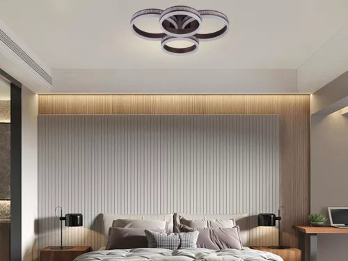 LED design mennyezeti lámpa 150W 10500lm 3000-6500K dimmelhető IP20 barna J3354/BR