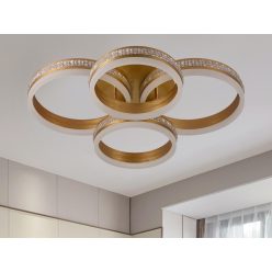   LED design mennyezeti lámpa 150W 10500lm 3000-6500K dimmelhető IP20 arany J3354/G